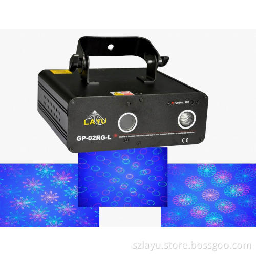 New Blue LED + Various RG Circle Pattern Laser KTV Club Light (GP-02RG-L)